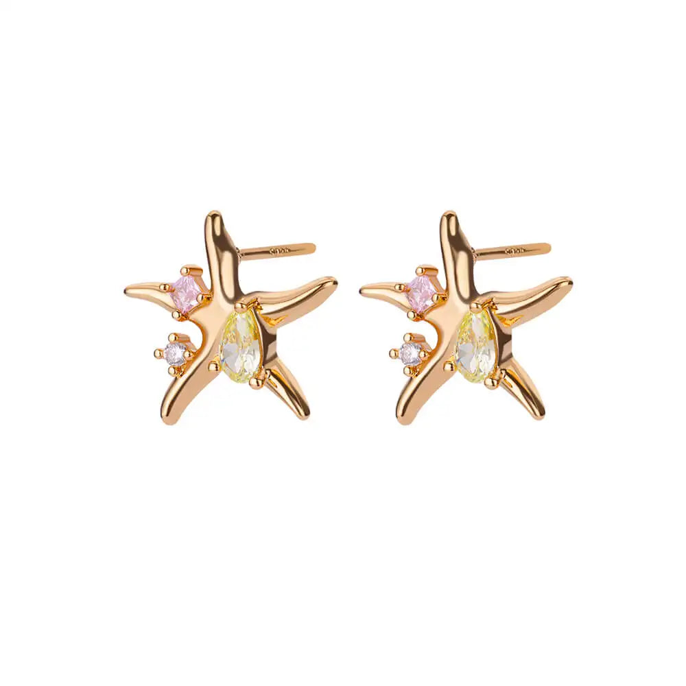 Boucles d'oreilles starfish